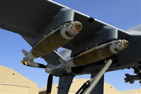 US Air Force F-16 dropping precision guided JDAM bomb during combat operation