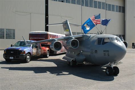 US Air Force Mini C-17 replica displayed at Charleston event