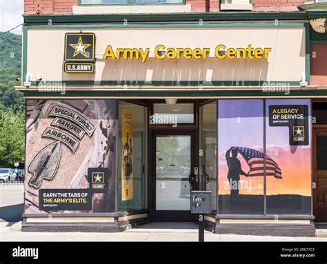 US Army recruitment center focusing on cyber and technology career tracks