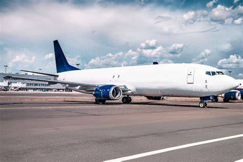 US cargo airline Boeing 737 freighter at Chicago airport