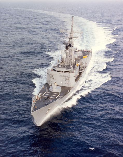 US Navy Oliver Hazard Perry class guided missile frigate