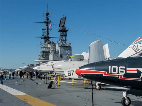 USS Midway Museum San Diego aircraft carrier flight deck historic military aircraft