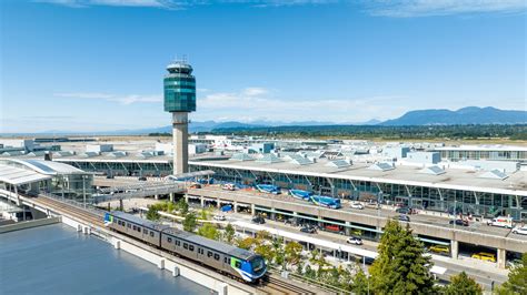 vancouver international airport gates with air canada aircraft in background