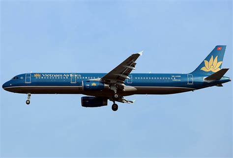 Vietnam Airlines A321CEO at domestic terminal during high season departure