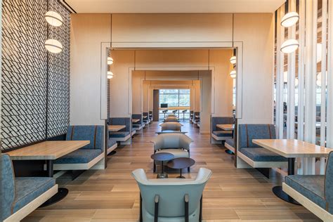 view of an American Airlines Admirals Club lounge interior