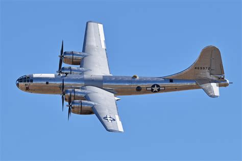 vintage photo of a B-29 Superfortress showing APU location and design