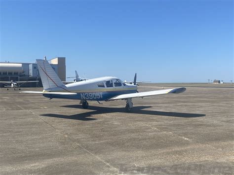 Vintage Piper Arrow PA-28R-180 on airfield