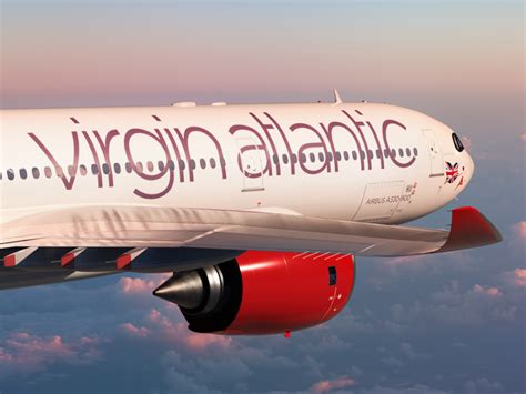 Virgin Atlantic Airbus aircraft at London Heathrow with Vancouver transatlantic route context