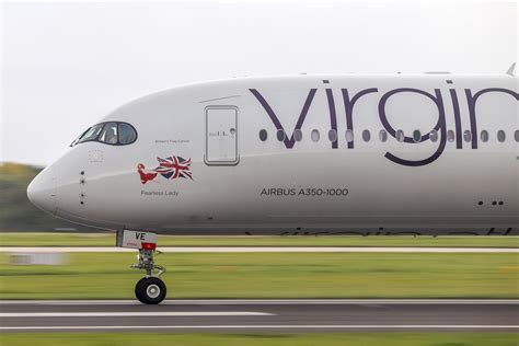 Virgin Atlantic Airbus aircraft parked during airline restructuring crisis