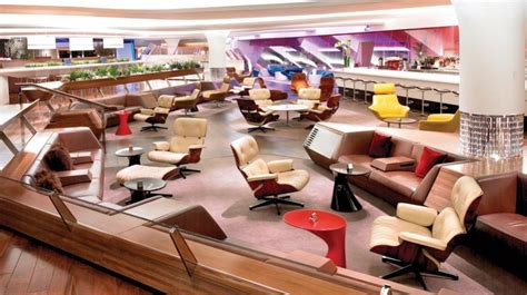 Virgin Atlantic Clubhouse lounge at Heathrow Terminal 3