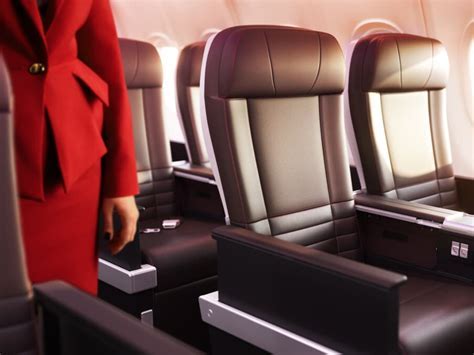 Virgin Atlantic premium cabin mood lighting passenger relaxing window seat