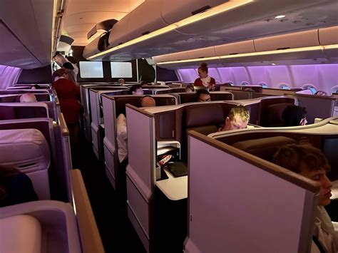 Virgin Atlantic Upper Class Suite early lie-flat seat