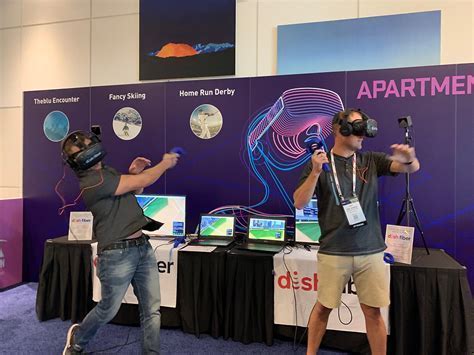virtual reality preview booth of U.S. national parks at international travel expo