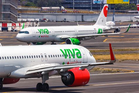 Viva A320neo climbing out of Mexico City Benito Juárez International Airport