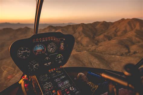 volare helicopters tucson morning sunrise takeoff runway view