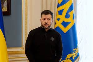 Volodymyr Zelensky addressing Ukrainians from Kyiv during early invasion days