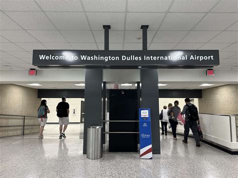 Washington Dulles airport public health screening operations for international flights