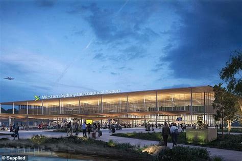 Western Sydney International Airport terminal architecture at Badgerys Creek