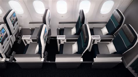 WestJet Boeing 787 premium economy cabin seating