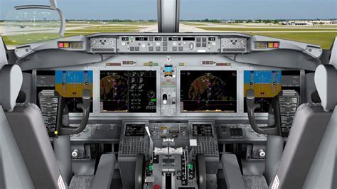 WestJet pilots preparing Boeing 737 MAX 8 cockpit before Calgary to Dublin transatlantic journey