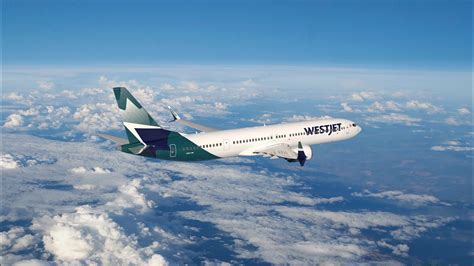 WestJet’s modern aircraft fleet lined up at Calgary International Airport