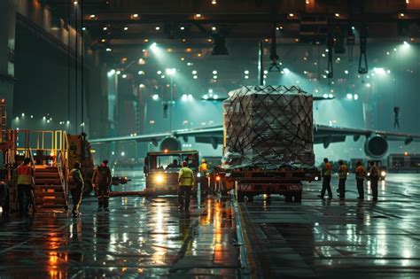 widebody aircraft cargo loading during nighttime operations