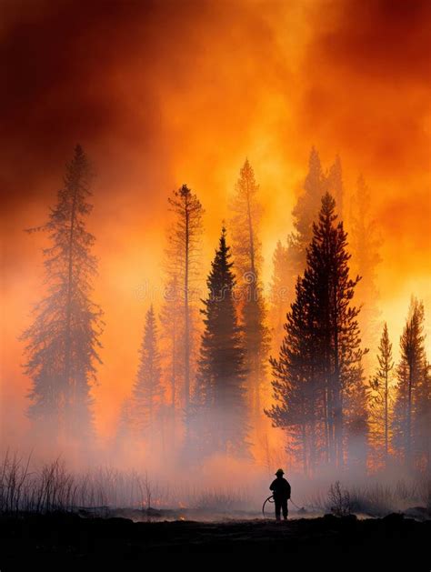 wildfire smoke enveloping Alaskan hiking trail
