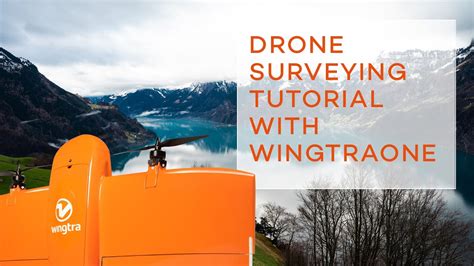 WingtraOne drone capturing autonomous survey data over industrial mining zone