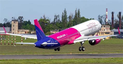 Wizz Air Airbus A321neo equipped with PW1100 engines during ramp operations