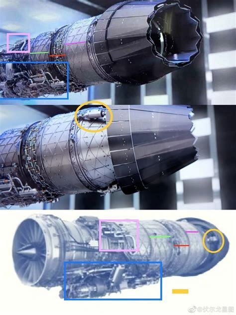 WS-19 jet engine on test rig, powering advanced J-35 production models