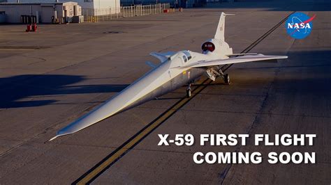 X-59 QueSST slender fuselage nose design close-up