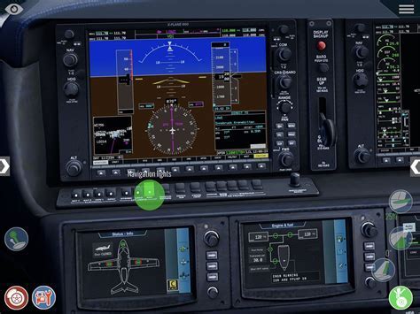 x-plane simulator iPad realistic aircraft cockpit interface