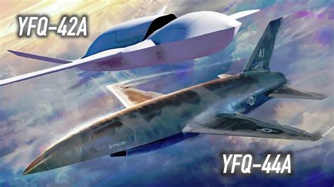YFQ-42A prototype nose section detail alongside design rendering